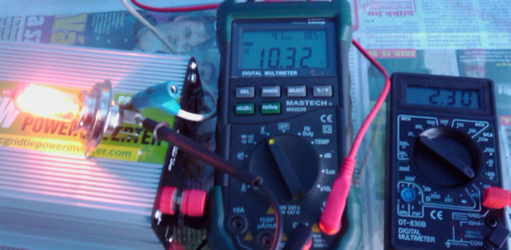 Halogén 55W+60W sorba kötve